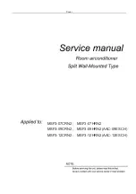 Предварительный просмотр 1 страницы Midea MSF3-07CRN2 Service Manual