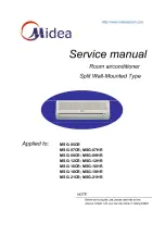 Preview for 1 page of Midea MSG-05CR Service Manual