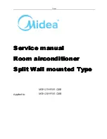 Preview for 1 page of Midea MSH-21HRN1-QB8 Service Manual