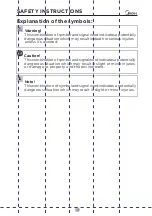 Preview for 4 page of Midea MT100W110 Owner'S Manual