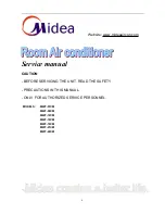 Предварительный просмотр 1 страницы Midea MWF-07CM Service Manual