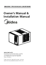 Midea MWF09HB4 Owner'S Manual & Installation Manual предпросмотр