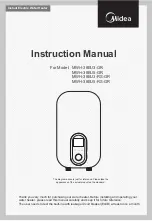 Midea MWH-38EU3-GR Instruction Manual предпросмотр