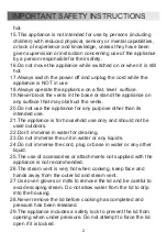 Preview for 3 page of Midea MY-CS6004WP Owner'S Handbook Manual