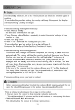 Preview for 12 page of Midea MY-CS6004WP Owner'S Handbook Manual