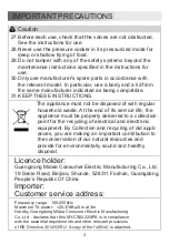 Preview for 4 page of Midea MY-CS6022WPA User Manual