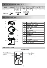 Preview for 8 page of Midea MY-CS6037WP2 User Manual