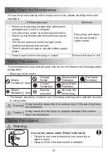 Preview for 12 page of Midea MY-D6004B User Manual