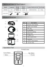 Предварительный просмотр 24 страницы Midea MY6021D Instruction Manual