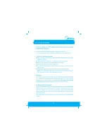 Preview for 9 page of Midea MYD10S-W Manual