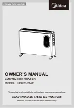 Предварительный просмотр 13 страницы Midea NDK20-21AF Owner'S Manual