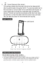 Preview for 3 page of Midea NTH20-20JRA Owner'S Manual