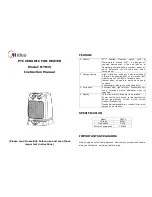 Midea NTK15 Instruction Manual предпросмотр