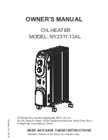 Предварительный просмотр 1 страницы Midea NY2311-13AL Owner'S Manual