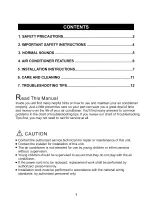 Preview for 2 page of Midea Polar Wind MWF1-05CM User Manual