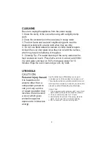 Preview for 9 page of Midea TC925B8D Instruction Manual