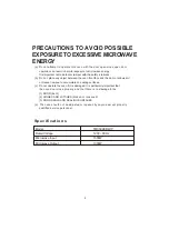 Preview for 2 page of Midea TM05K6BW-P Instruction Manual