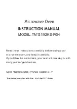 Preview for 1 page of Midea TM131M Series Instruction Manual