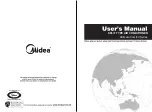 Midea Ultimate Comfort Series User Manual предпросмотр