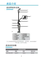 Preview for 4 page of Midea VC-02A14S User Manual