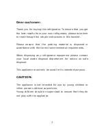 Preview for 2 page of Midea WHD-113FB1 User Manual