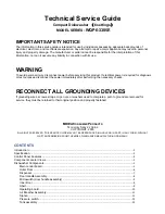 Preview for 1 page of Midea WQP6-3305E series Technical Service Manual