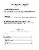 Midea WQP6-3705-AU Technical Service Manual preview