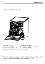 Preview for 2 page of Midea WQP8-9339L-US Technical & Service Manual