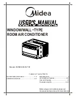 Midea WWK08CW71E User Manual предпросмотр