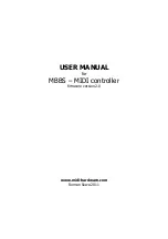 Предварительный просмотр 1 страницы MIDI hardware MBBS User Manual