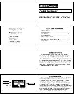 Midi Solutions Pedal Controller Operating Instructions preview