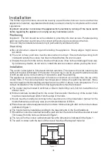 Preview for 8 page of Midian 24DME4H109 Instructions For Installation And Use Manual