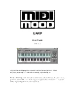 Preview for 1 page of MIDIMOOD UARP User Manual