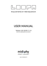 Preview for 1 page of midiphy LOOPA User Manual