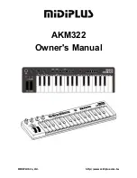 Preview for 1 page of midiplus AKM322 Owner'S Manual