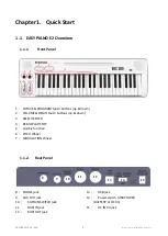 Предварительный просмотр 4 страницы midiplus EASY PIANO E2 Owner'S Manual