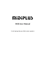 Предварительный просмотр 1 страницы midiplus MI3S User Manual