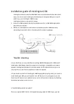 Preview for 1 page of midiplus miniEngine USB Installation Manual