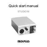 Preview for 1 page of midiplus STUDIO M Quick Start Manual