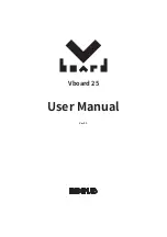 Предварительный просмотр 1 страницы midiplus Vboard 25 User Manual