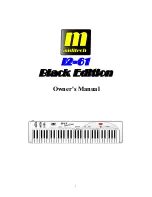 Предварительный просмотр 1 страницы Miditech 12-61 Black Edition Owner'S Manual