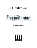 Miditech i Control-61 User Manual preview