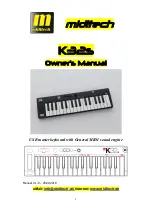 Preview for 1 page of Miditech K32S Owner'S Manual