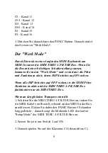 Preview for 8 page of Miditech MIDI THRU 4/ FILTER Owner'S Manual