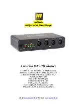 Preview for 5 page of Miditech midiface 4x4 Thru/Merge Quick Start Manual