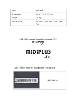 Preview for 5 page of Miditech MIDIPLUS Jr. Owner'S Manual