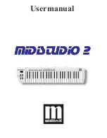 Предварительный просмотр 1 страницы Miditech MidiStudio 2 User Manual