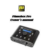 Miditech Pianobox Pro Owner'S Manual предпросмотр