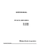 Midland Radio Corporation 70-101BD User Manual preview