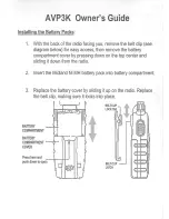 Midland Radio Corporation AVP3K Owner'S Manual preview